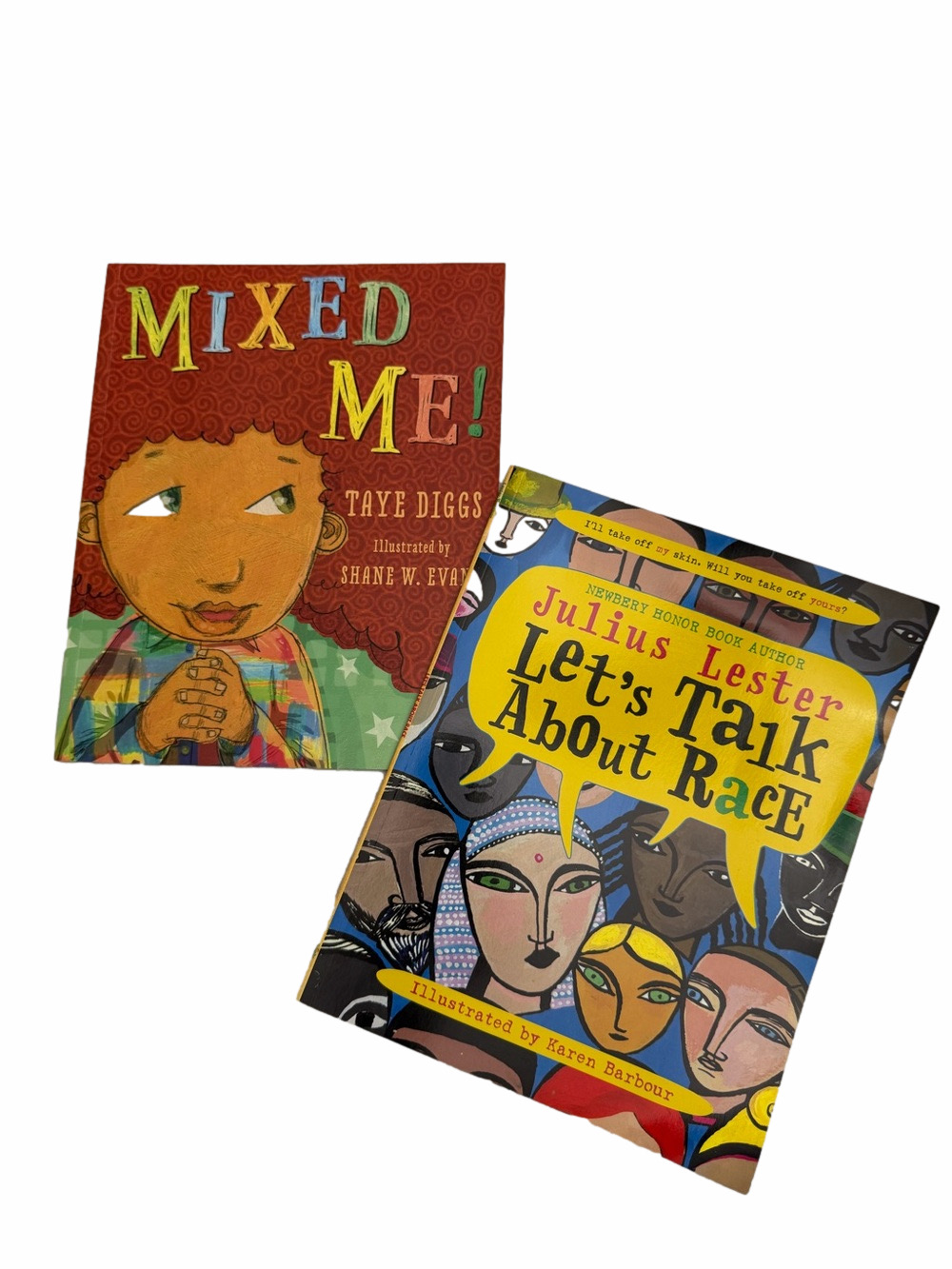 Let's Talk About Race & Mixed Me! 2 Colorful Children's Picture Books